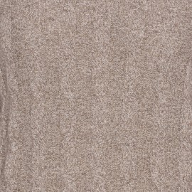 Beige melierter Rollkragen aus Kaschmir