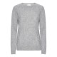 Kaschmirpullover grau meliert