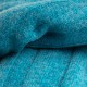 Türkises, gestricktes Halstuch aus Merino/Kaschmir