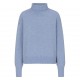 Schwarzer oversize Kaschmir-Pullover