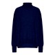 Schwarzer oversize Kaschmir-Pullover