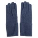 Cremeweiße, gestrickte Kaschmir-Handschuhe
