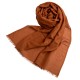 Dunkelgoldener Pashmina-Schal aus Kaschmir und Seide