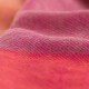 Karierter Pashmina-Schal in Rot, Orange und Fuchsia