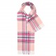Blaues Halstuch mit Schottenkaro aus Lambswool