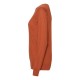 Orange Bluse aus Seide und Kaschmir mit Rundhals