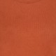 Orange Bluse aus Seide und Kaschmir mit Rundhals
