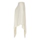 Beige poncho aus Seide/Kaschmir Mix