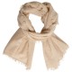Gestricktes Kaschmir-Tuch in Naturbeige