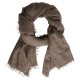 Gestricktes Kaschmir-Tuch in Naturbeige