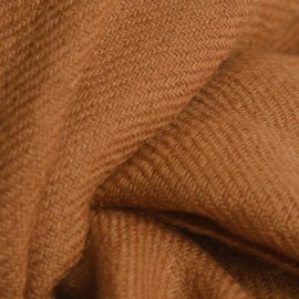 Braunes Pashmina-Tuch in Twillwebart