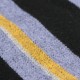 Violett und schwarz gestreiftes Tuch aus Lammwolle