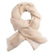 Champagnefarbener Pashmina-Schal mit Diamantwebung