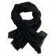 Schwarzer diamantgewebter Pashmina-Schal