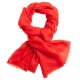 Korallenroter diamantgewebter Pashmina-Schal