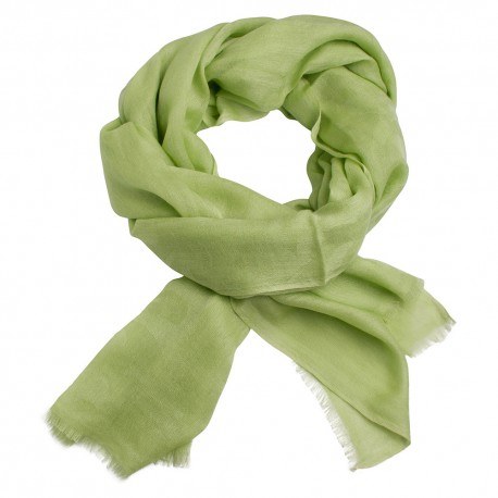 Apfelgrüner Jacquard-Pashmina-Schal