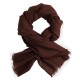 Schwarzbrauner diamantgewebter Pashmina-Schal