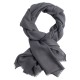 Dunkelgrauer diamantgewebter Pashmina-Schal