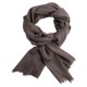 Mausgrauer diamantgewebter Pashmina-Schal