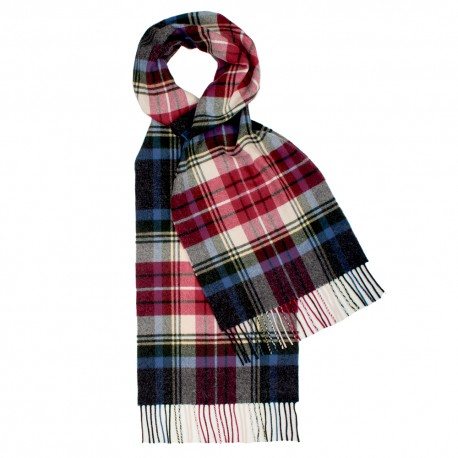 Blau-rotes Tuch mit Schottenkaro
