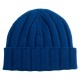 Dunkelblaue Strickmütze aus Kaschmir