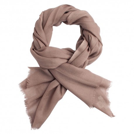 Graubrauner diamantgewebter Pashmina-Schal