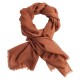 Kastanienbrauner diamantgewebter Pashmina-Schal