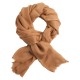 Karamellfarbener Pashmina-Schal in Diamantwebung