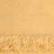 Hellgelber Pashmina-Schal in 2-Lagen-Twill