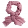 Rotvioletter Pashmina-Schal in 2-lagigem Kaschmir