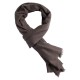 Mausgraues Pashmina-Tuch aus Kaschmir