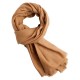 Karamellfarbenes twillgewebtes Pashmina-Tuch