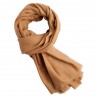Karamellfarbenes twillgewebtes Pashmina-Tuch