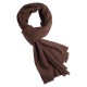 Schwarzbraunes twillgewebtes Pashmina-Tuch