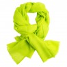 Lindgrüner, diamantgewebter Pashmina-Schal