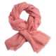 Rosafarbener diamantgewebter Pashmina-Schal