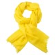 Gelbes Pashmina-Tuch in doppelfädiges Twill