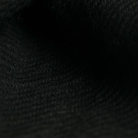Schwarzes Pashmina-Tuch aus Kaschmirtwill