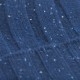 Kaschmir-Mütze aus blau meliertem Kaschmir