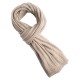 Beige meliertes Kaschmir-Halstuch